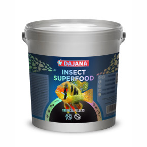 Dajana ISF Tropical Pellets, pelety – krmivo, 3 kg – velké balení pro pěstírny (insect superfood)