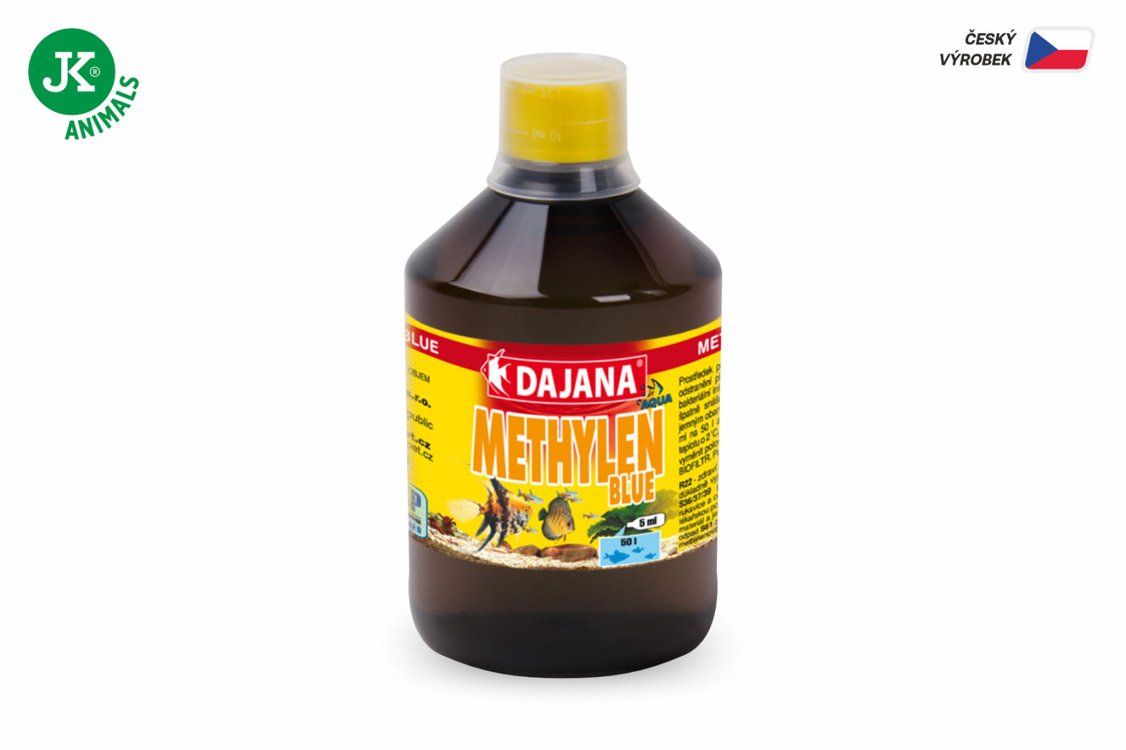 Dajana Methylen Blue, úprava vody – přípravek, 500 ml