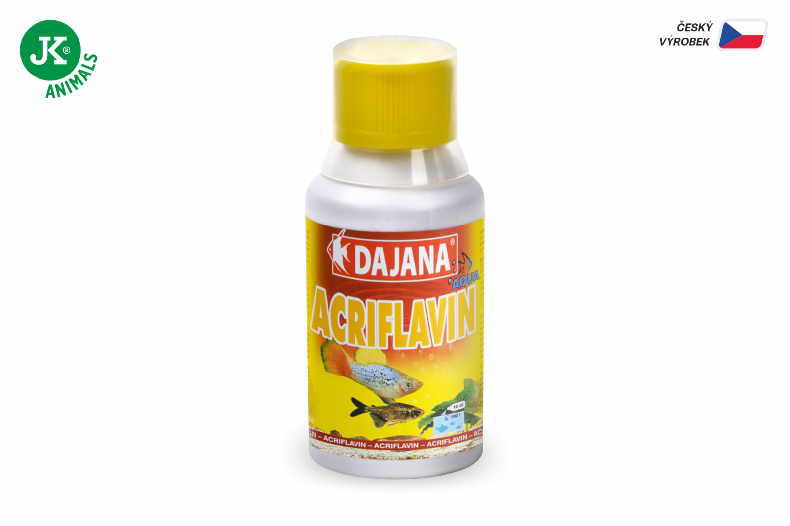 Dajana Acriflavin, úprava vody – přípravek, 100 ml