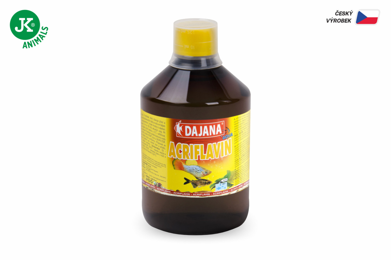Dajana Acriflavin, úprava vody – přípravek, 500 ml