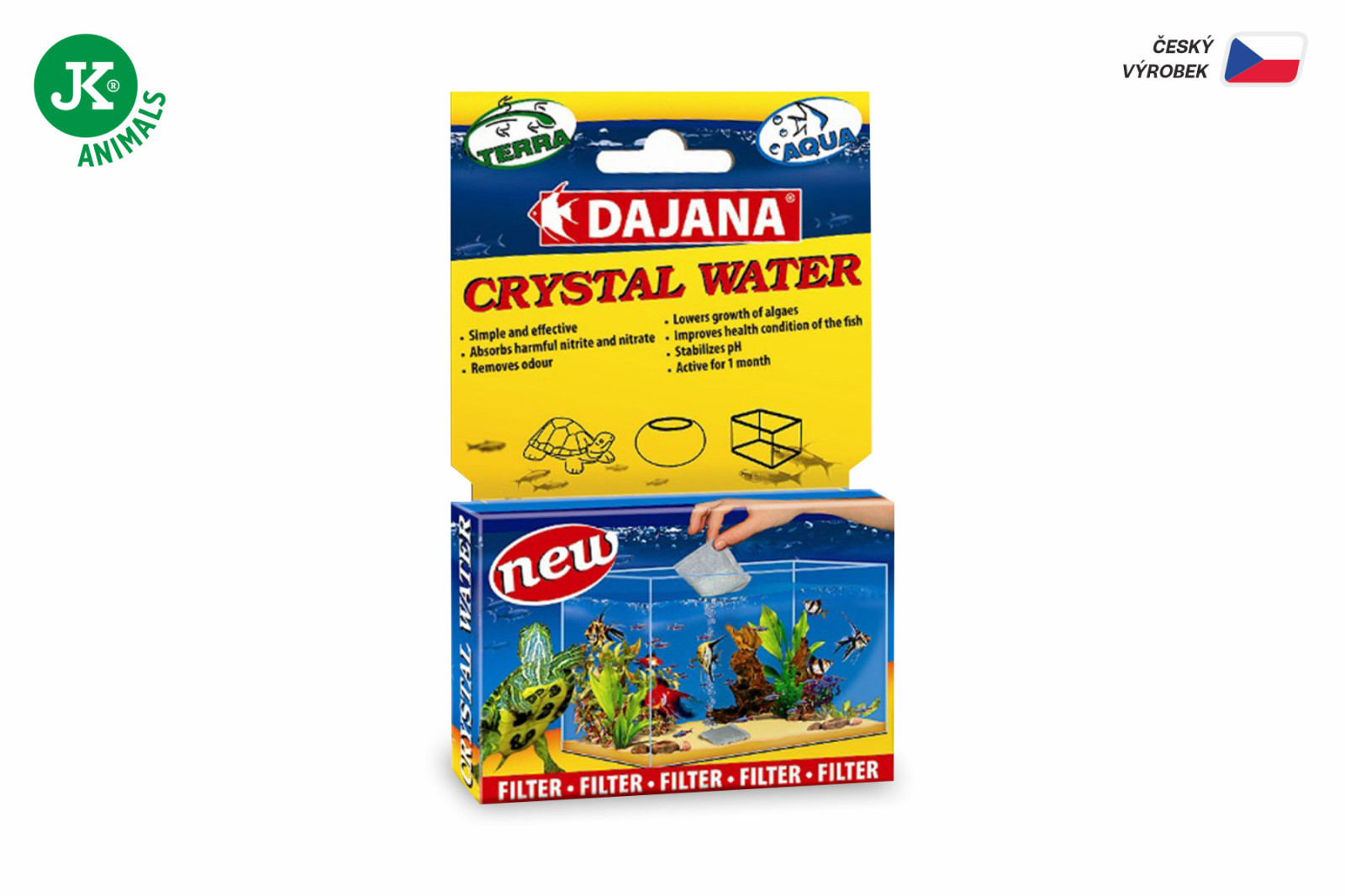 Dajana Crystal Water, minerální filtr – čištění vody, 2 ks