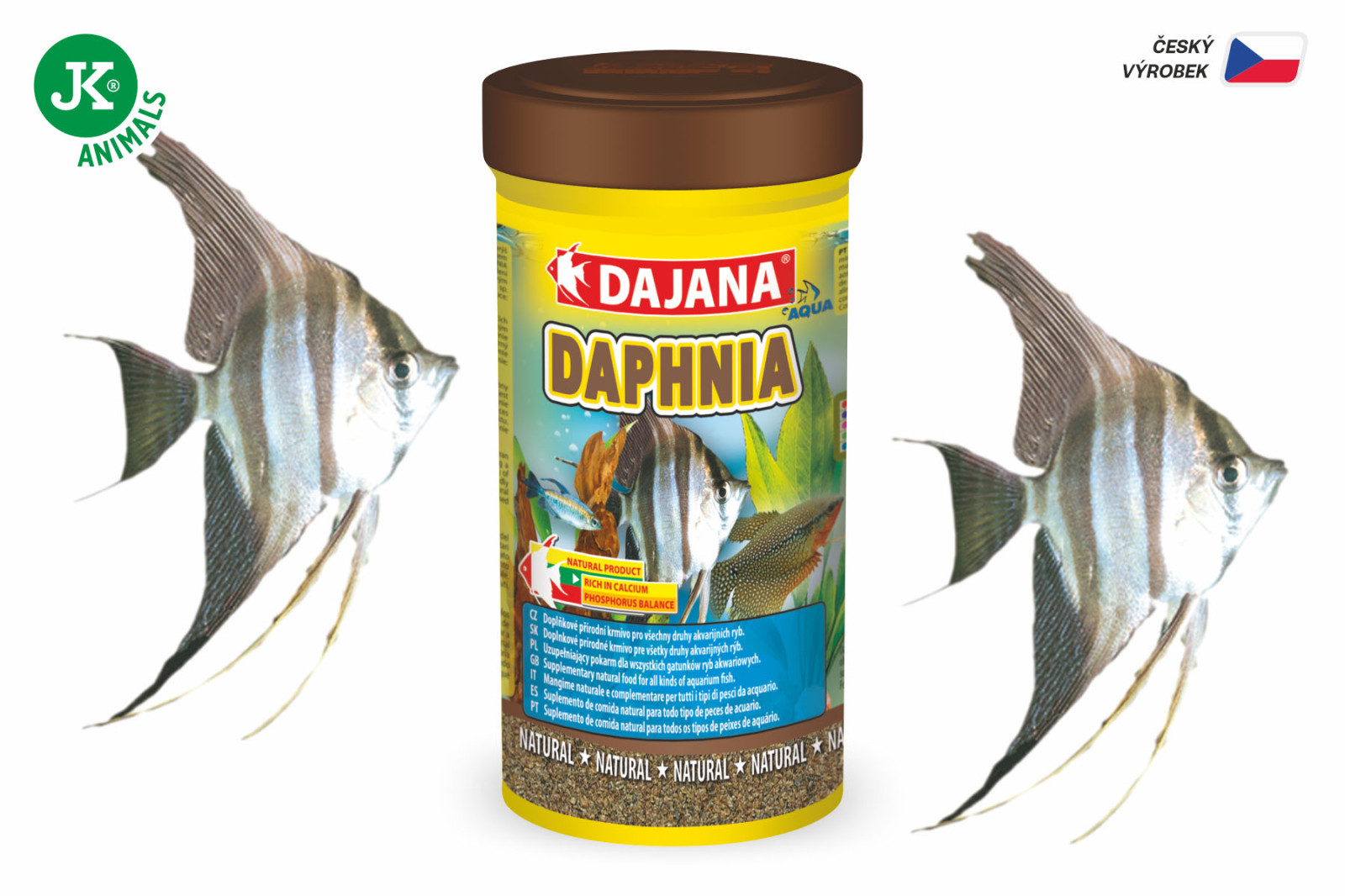 Dajana Daphnia, sušený vodní plankton – krmivo, 100 ml