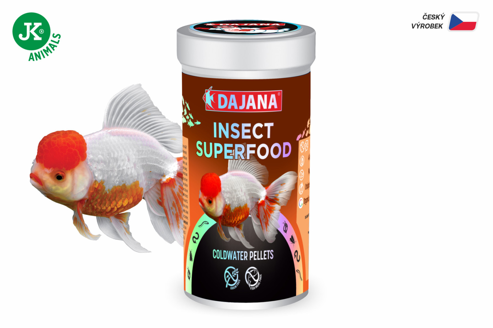 Dajana ISF Coldwater Pellets, peletky – krmivo, 250 ml (insect superfood)