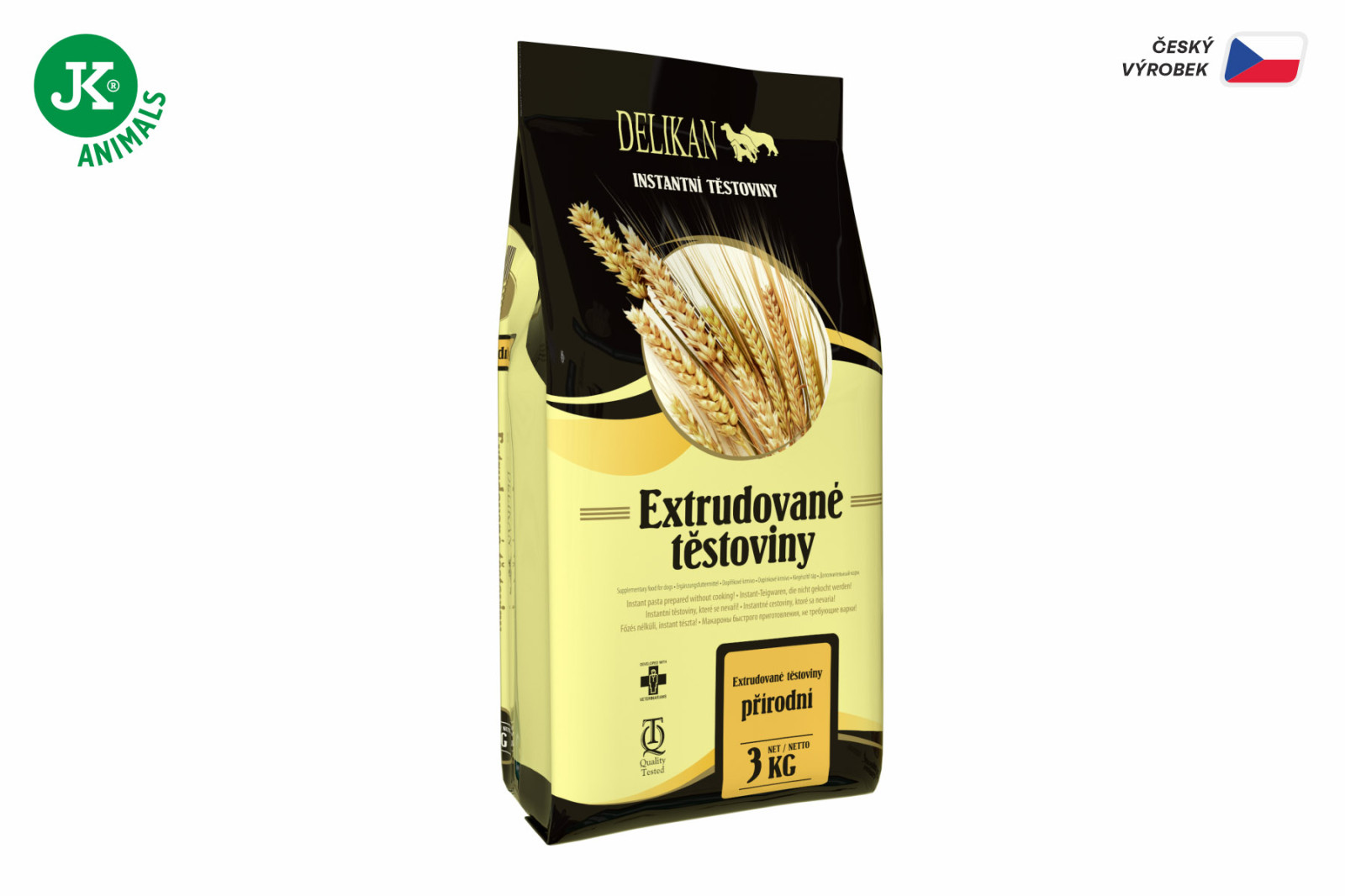 Delikan instantní těstoviny přírodní, 3 kg