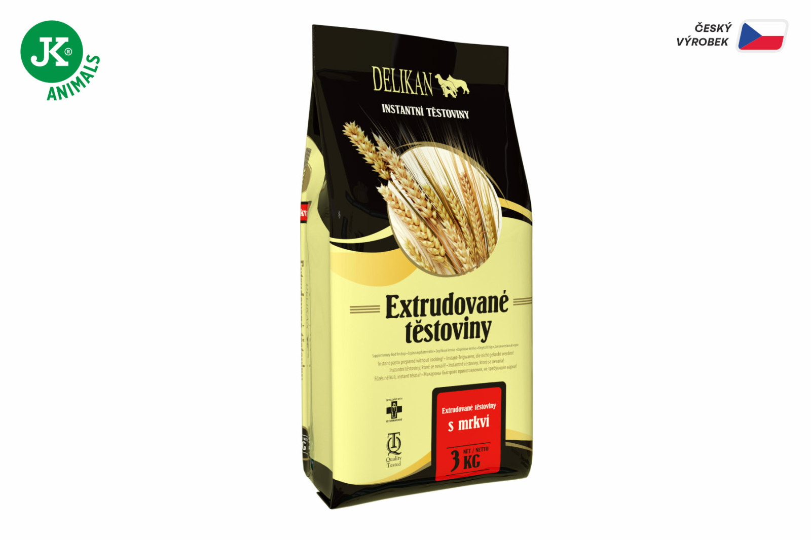 Delikan instantní těstoviny s mrkví, 3 kg