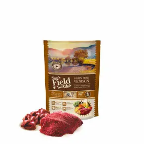 Sam's Field Grain Free Venison, superprémiové granule pro dospělé psy všech velikostí a plemen, 800 g (Sams Field bez obilovin)