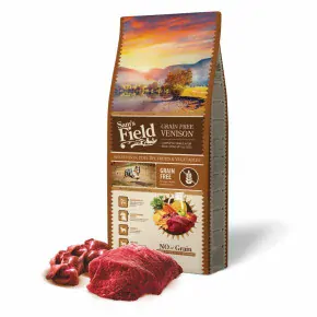 Sam's Field Grain Free Venison, superprémiové granule pro dospělé psy všech velikostí a plemen, 13 kg (Sams Field bez obilovin)