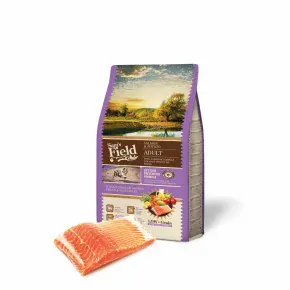 Sam's Field Low Adult Salmon & Potato, hypoalergenní superprémiové granule pro dospělé psy všech plemen, 2,5 kg (Sams Field bez pšenice)