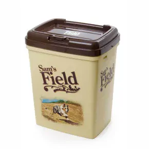 Sam's Field plastový barel pro skladování granulí (Sams Field barel na granule)