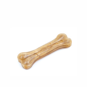 Lisovaná kost z buvolí kůže, 13 cm, přírodní pamlsek