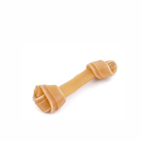 Uzel z buvolí kůže, 10 cm, přírodní pamlsek