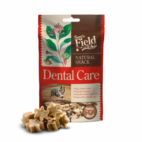 Sam's Field Natural Snack Dental Care, 200 g, funkční masový polovlhký měkký pamlsek pro psy, (Sams Field polovlhký pamlsek)