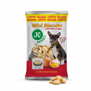JK Mini Biscuit, pamlsek – mini piškoty, 120 g