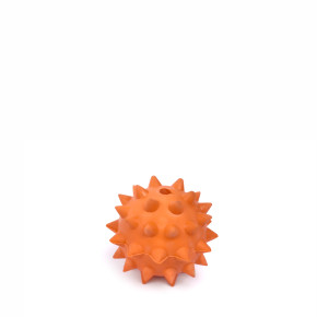 Míček ježek z tvrdé gumy, hračka pro psy, 6 cm, ideální pro aktivní hru