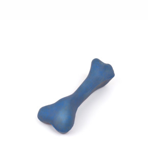 Kost z tvrdé gumy, hračka pro psy, 12 cm, ideální pro aktivní hru