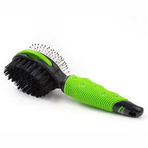 Oválný kartáč 3v1, oboustranný s hřebenem