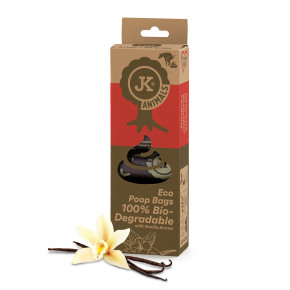 Bio-rozložitelné sáčky pro psí exkrementy s vůní vanilky, 6 ks rolí v boxu