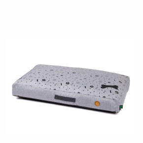 Matrace Bono Grey Lux XL, šedá, 110 cm, vysoká matrace pro psy