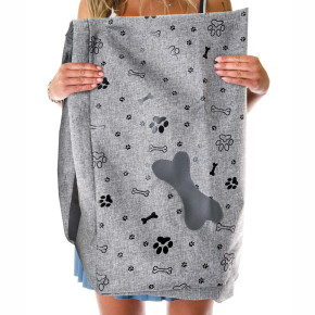 Potah matrace Bono Grey Lux XXL, šedá, 136 cm, náhradní potah pro matraci Bono Grey Lux