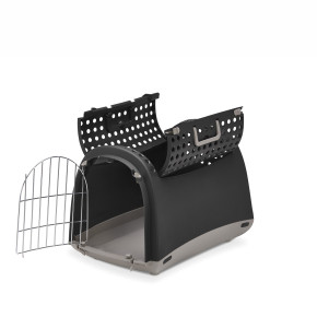 Plastová přepravka Linus CABRIO antracit