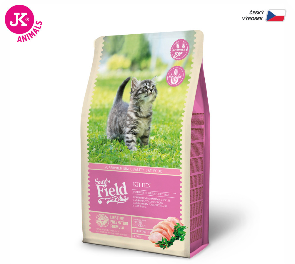 Sams Field Cat Kitten, superprémiové granule 2,5 kg (Sam's Field)