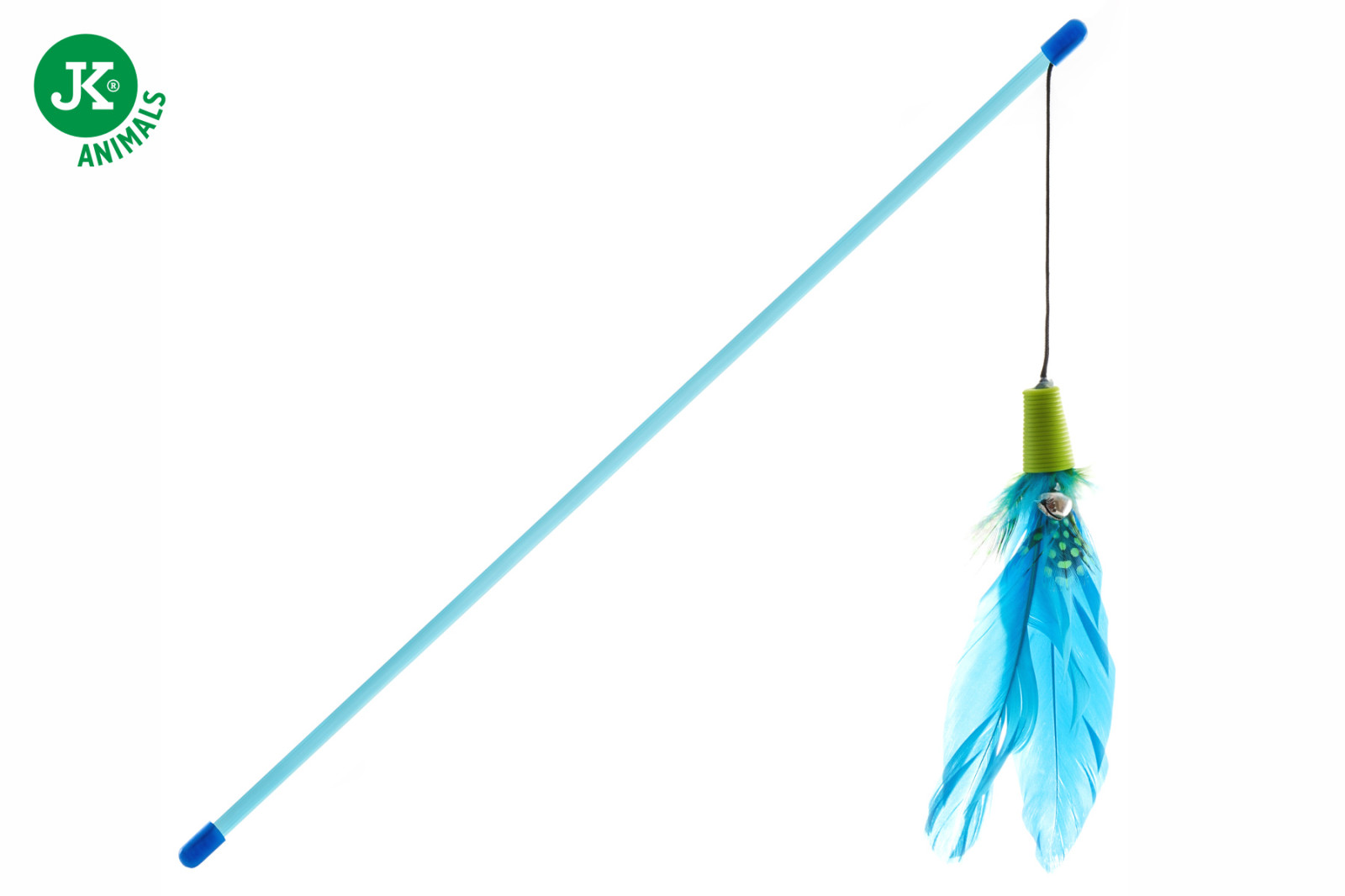 Pírka s rolničkou na prutu