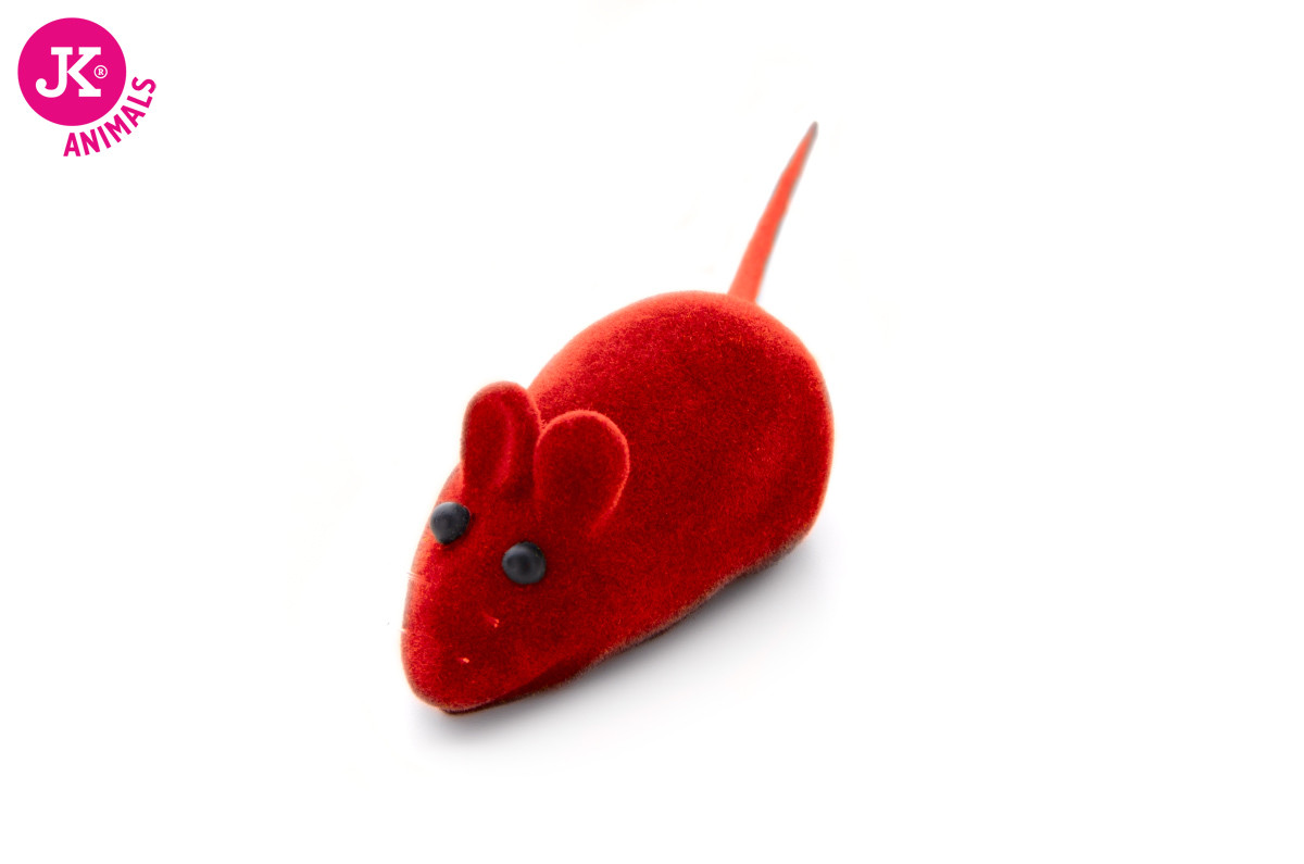 Gumová pískací myška, hračka