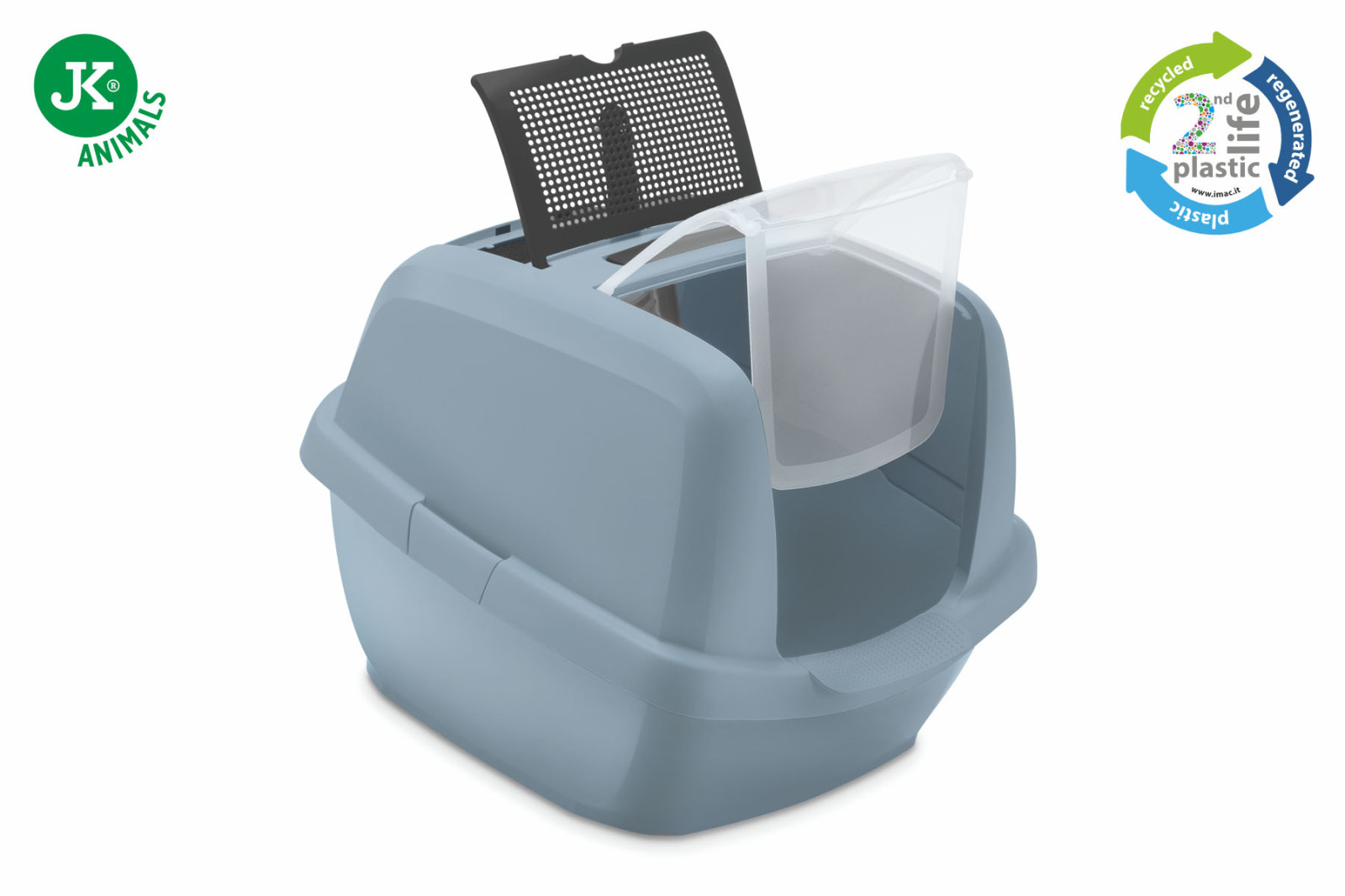 Plastová toaleta Imac Maddy Junior 2nd life, 57×43×41 cm, šedá