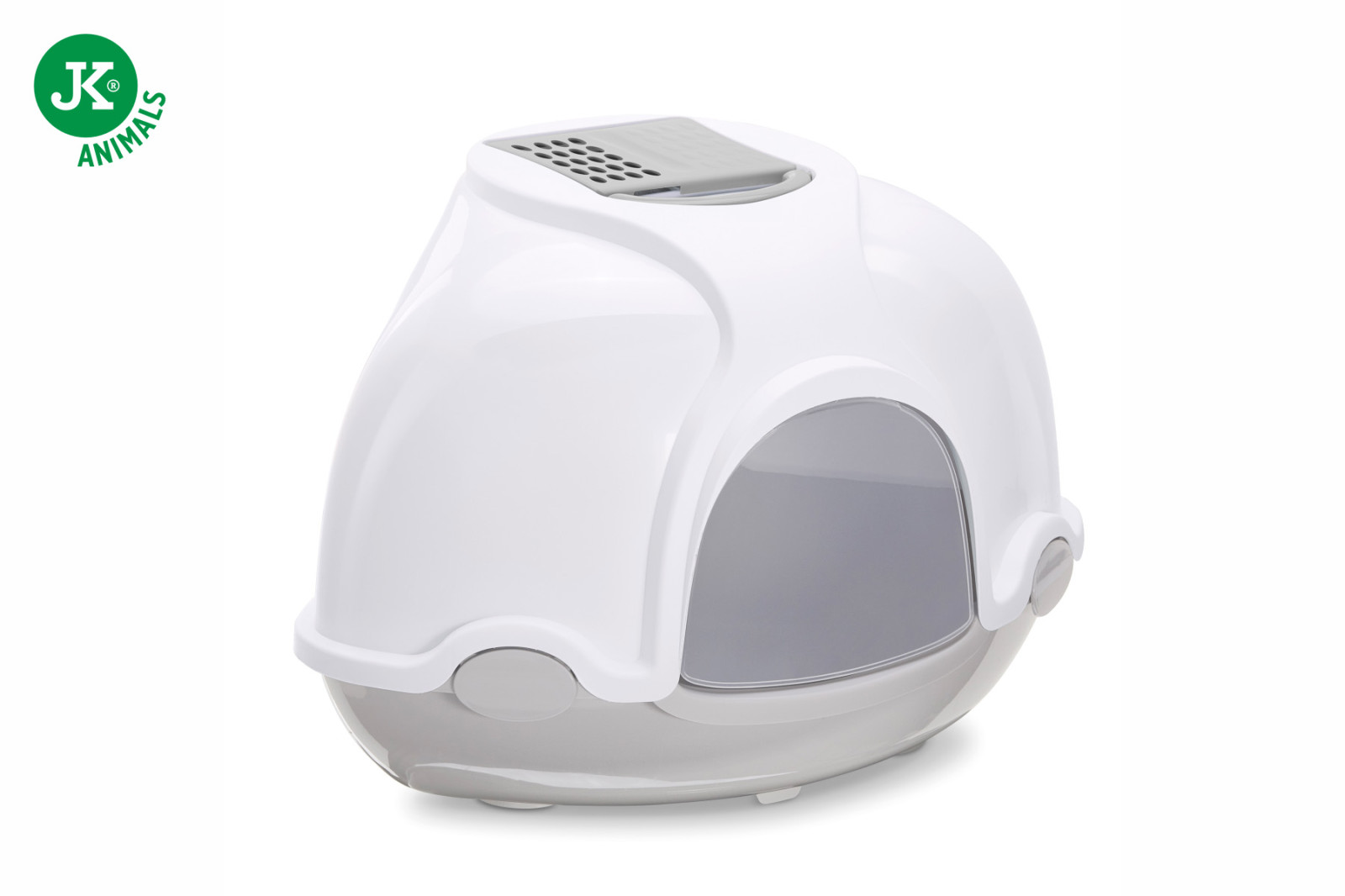 Plastová rohová toaleta Imac Ginger, 50×50×45 cm, mix barev