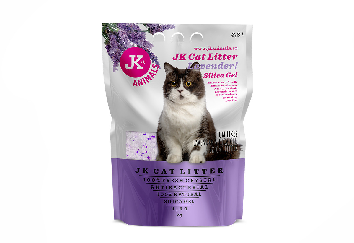 Litter Silica gel - lavender, kočkolit 3,8 l