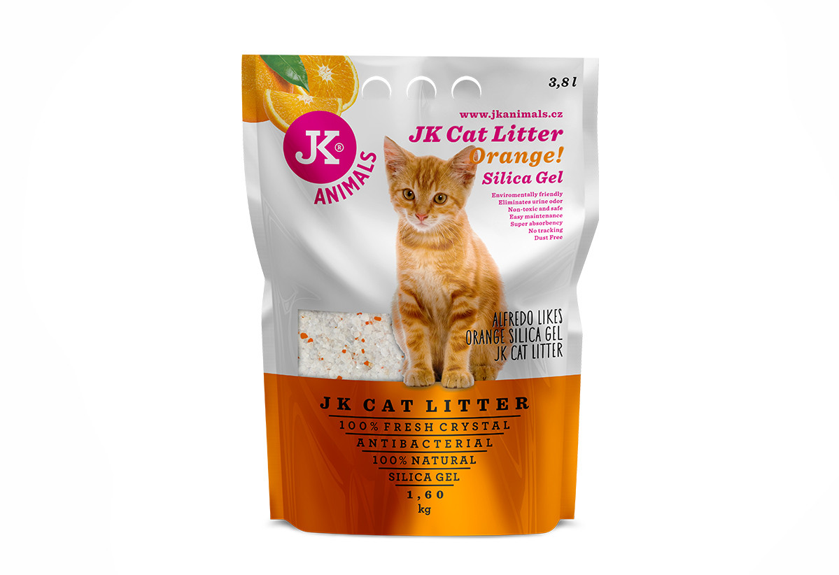Litter Silica gel - orange, kočkolit 3,8 l