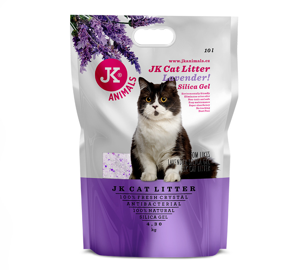 Litter Silica gel - lavender, kočkolit 10 l