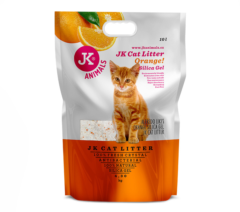 Litter Silica gel - orange, kočkolit 10 l