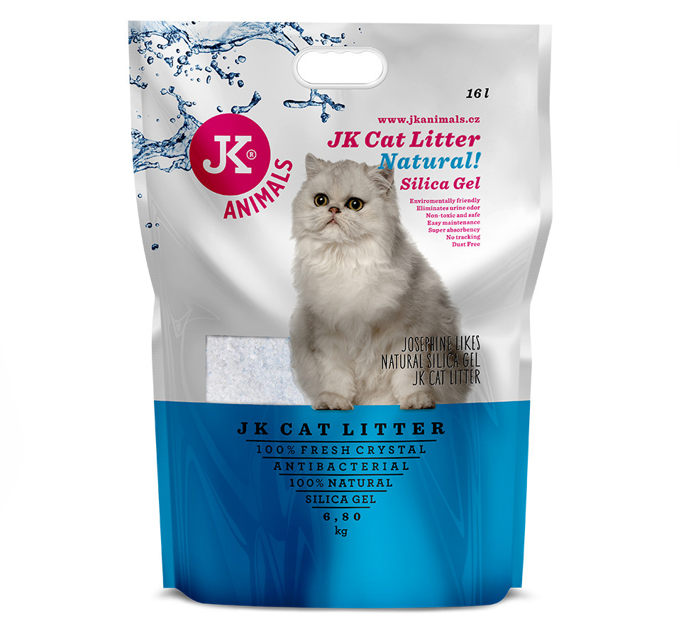 Litter Silica gel - natural, kočkolit 16 l