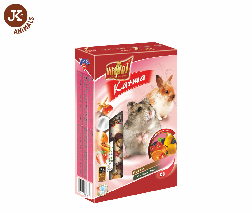 Vitapol - křeček a králík, ovoce, 350 g