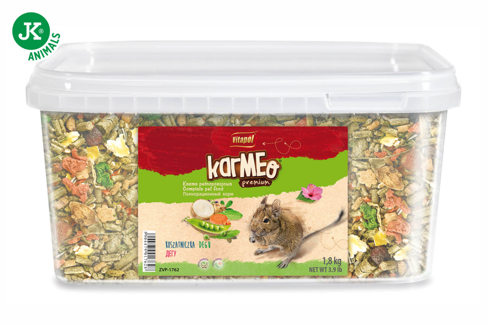 Vitapol Karmeo Premium, 1,8 kg, krmivo pro osmáky