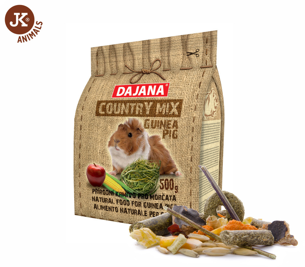 Dajana – COUNTRY MIX, Morče 500 g, krmivo pro morčata