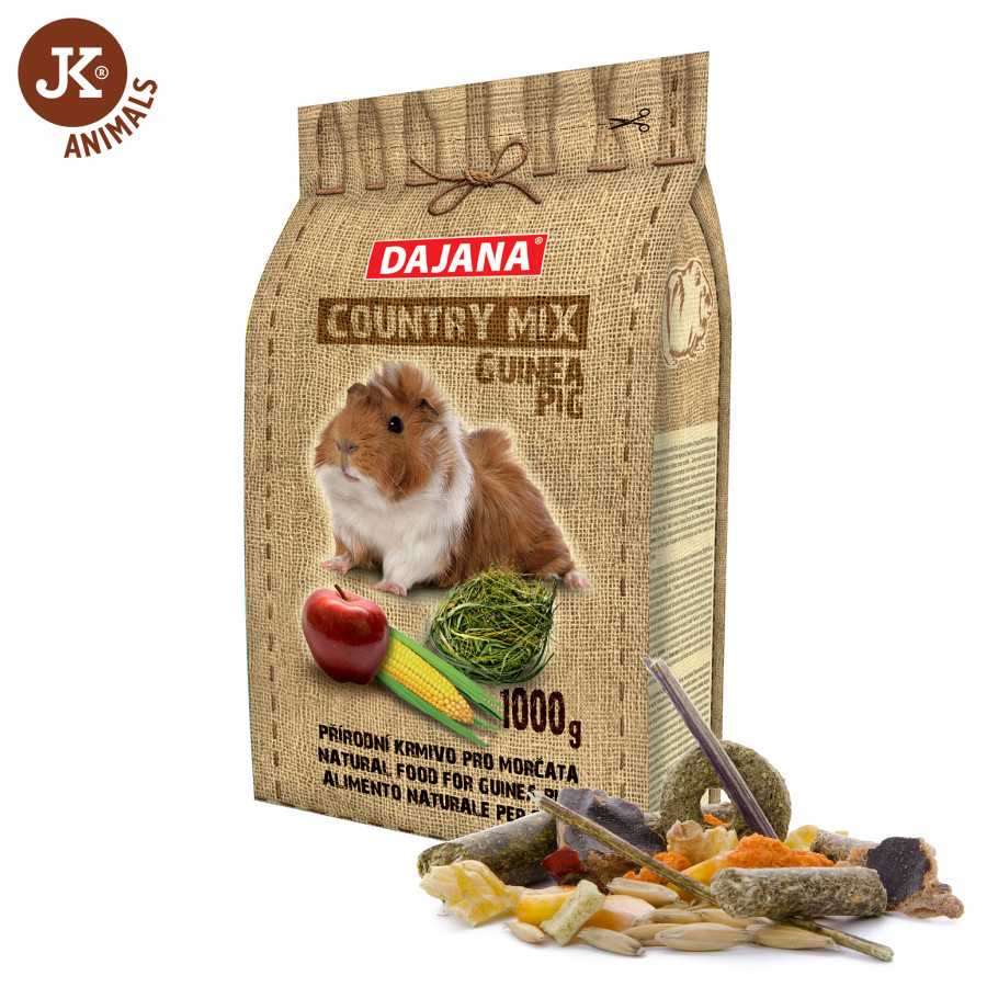 Dajana – COUNTRY MIX, Morče 1 000 g, krmivo pro morčata