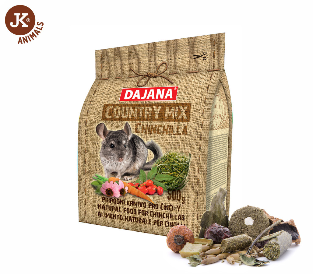 Dajana – COUNTRY MIX, Činčila 500 g, krmivo pro činčily