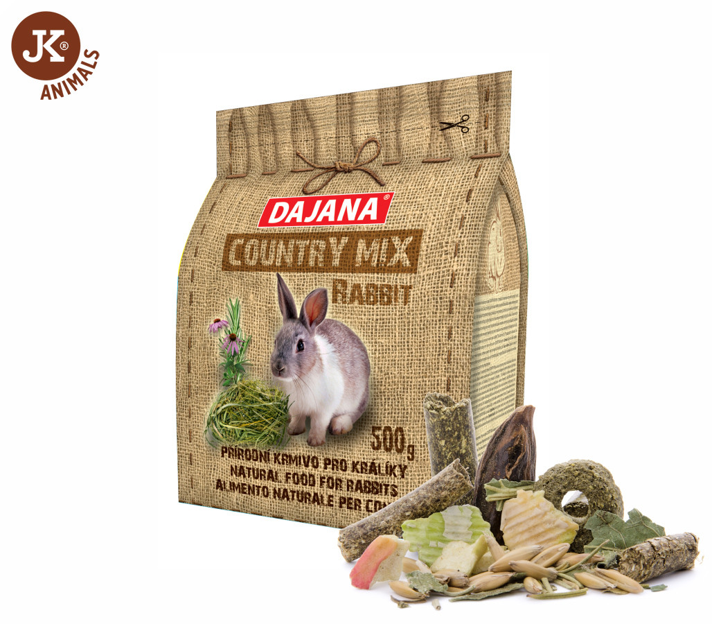 Dajana – COUNTRY MIX, Králík 500 g, krmivo pro králíky