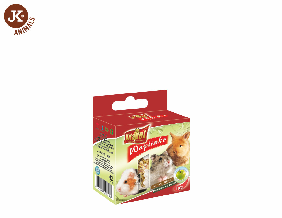Vitapol - minerální kámen pro hlodavce - jablko