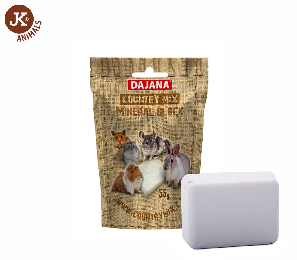 Dajana – COUNTRY MIX, Mineral block, minerální kámen pro hlodavce