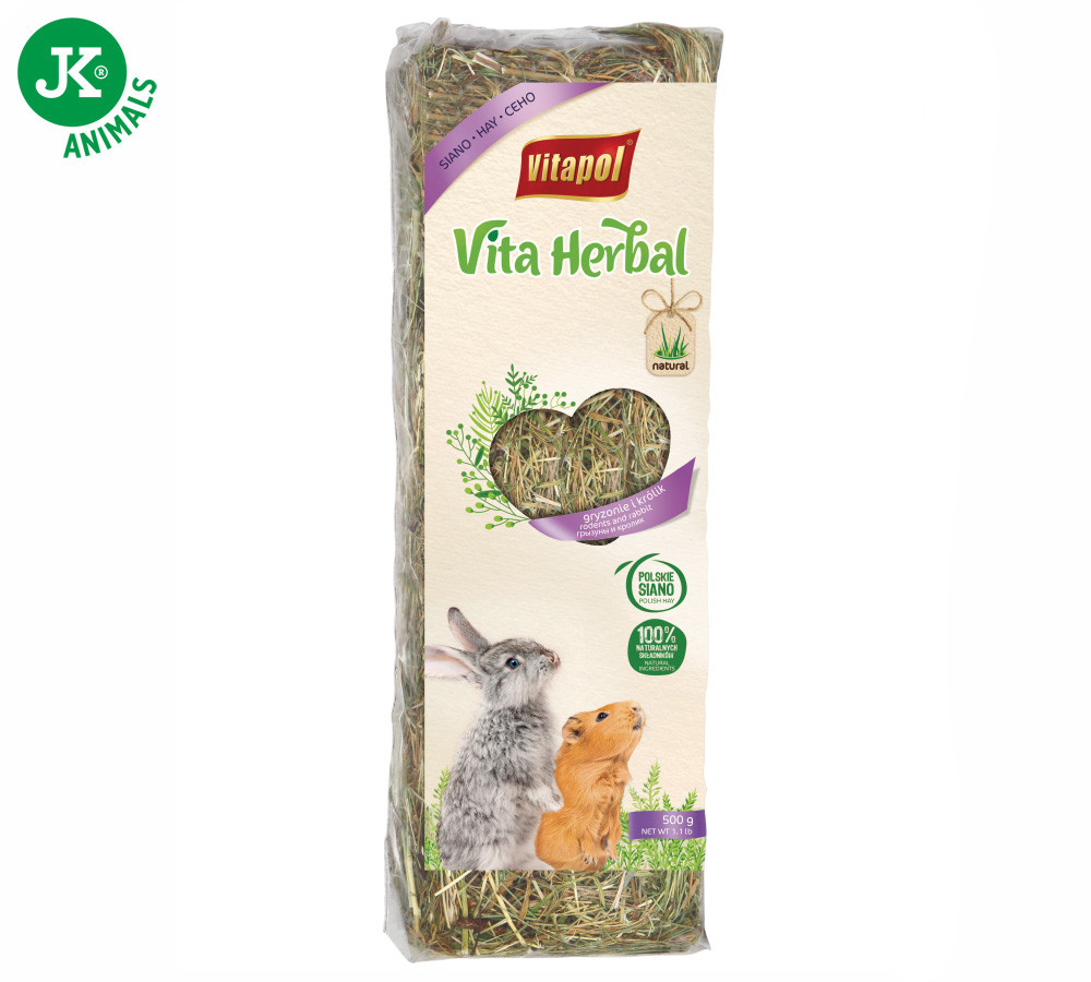Vitapol - seno, hlodavec, střední, 500 g