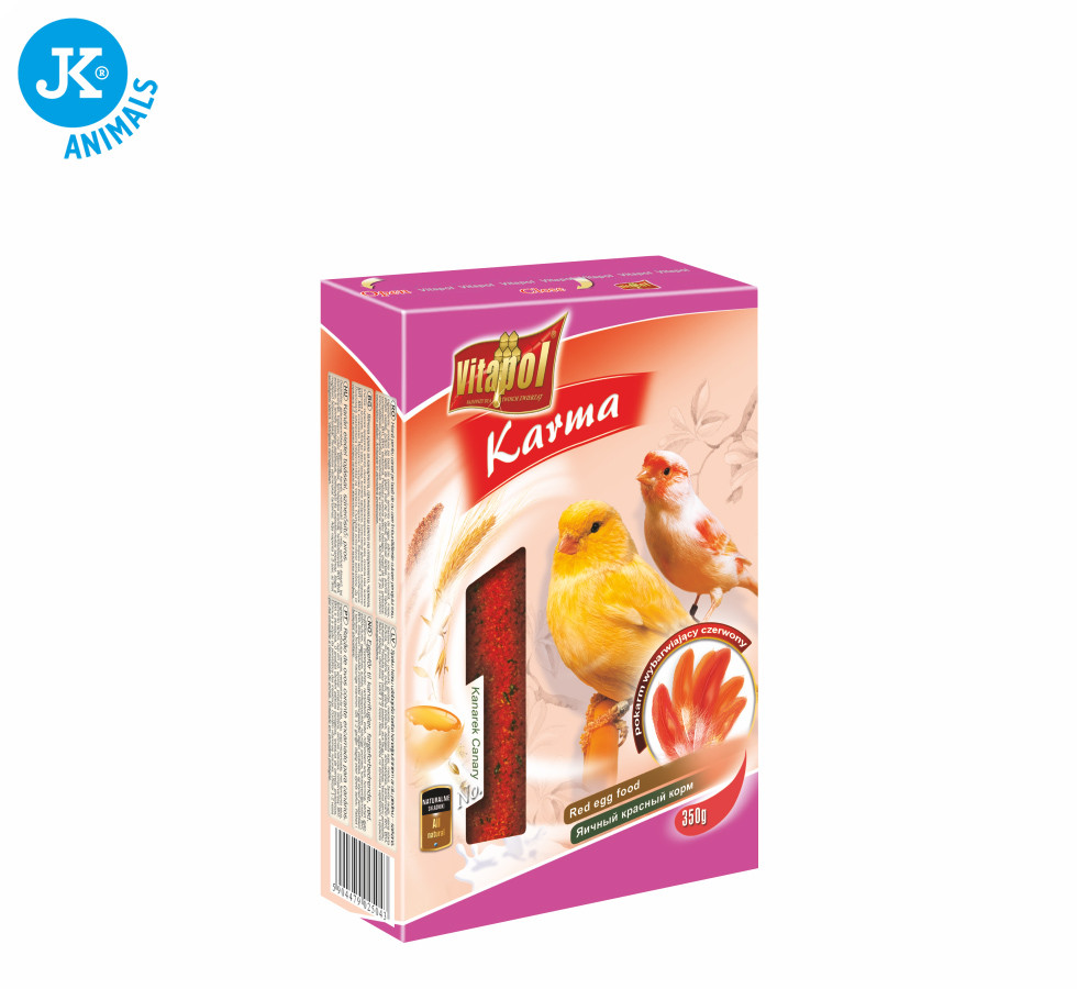 Vitapol - vybarvující kanár červený, 350 g