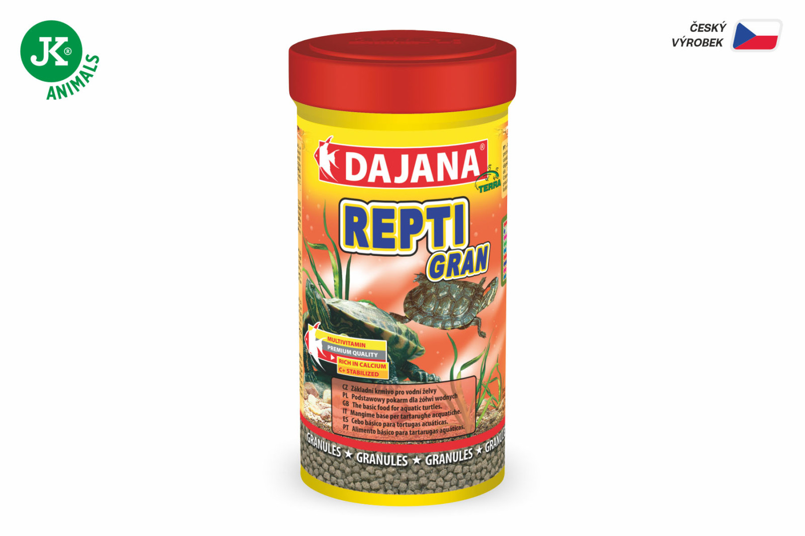 Dajana Repti Gran, granule – krmivo, 100 ml