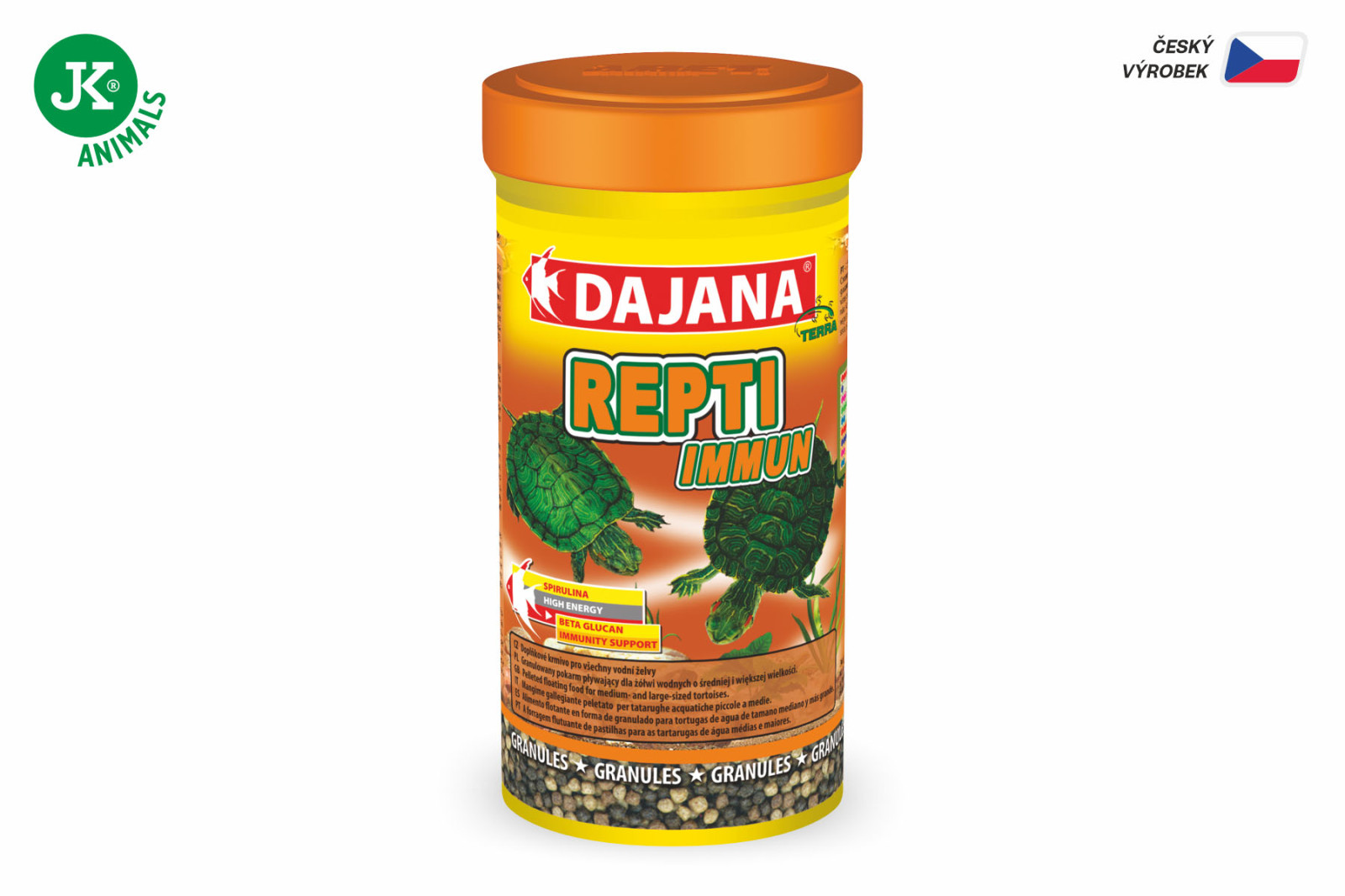Dajana Repti Immun, granule – krmivo, 100 ml