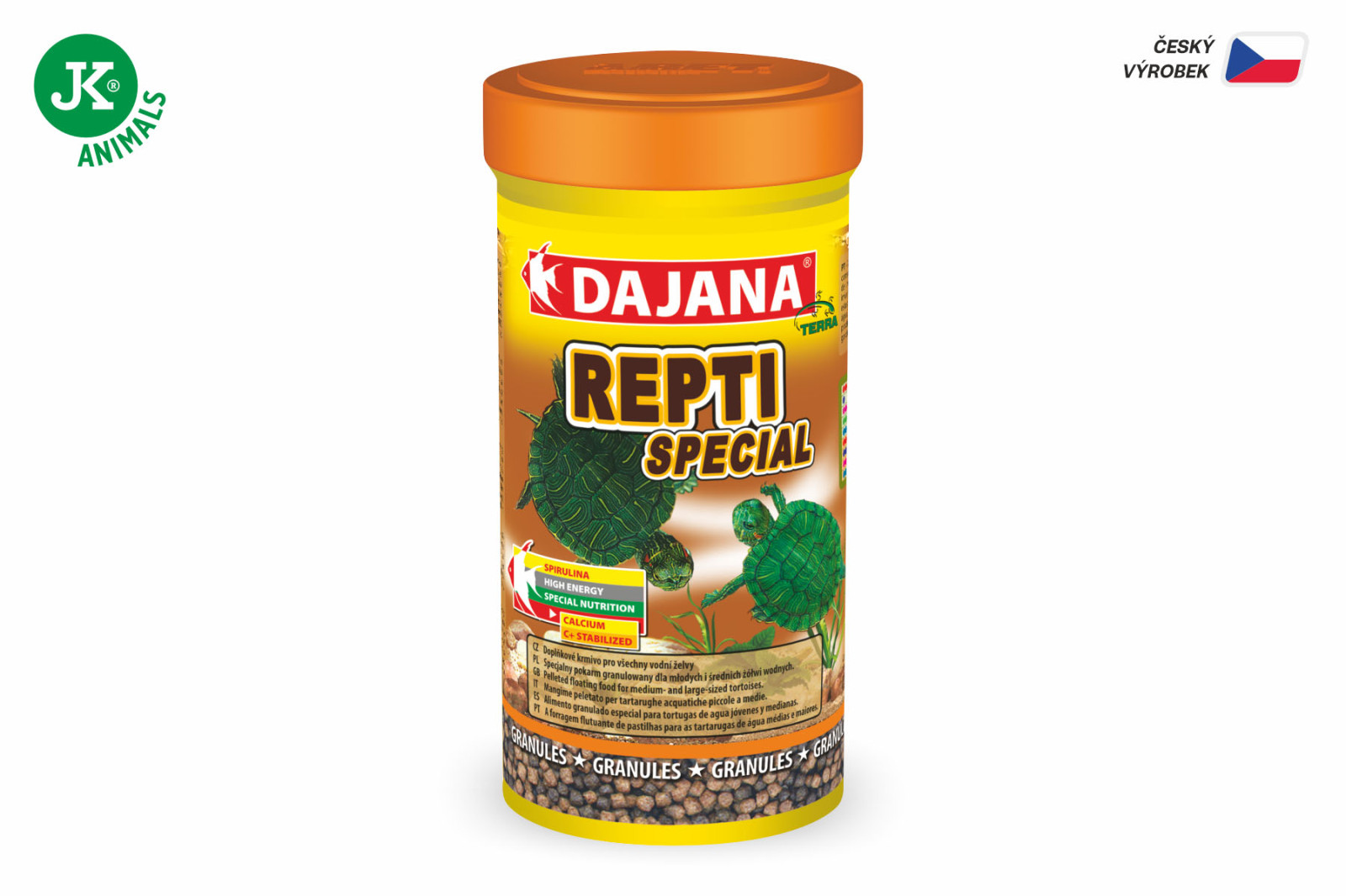 Dajana Repti Special, granule – krmivo, 250 ml