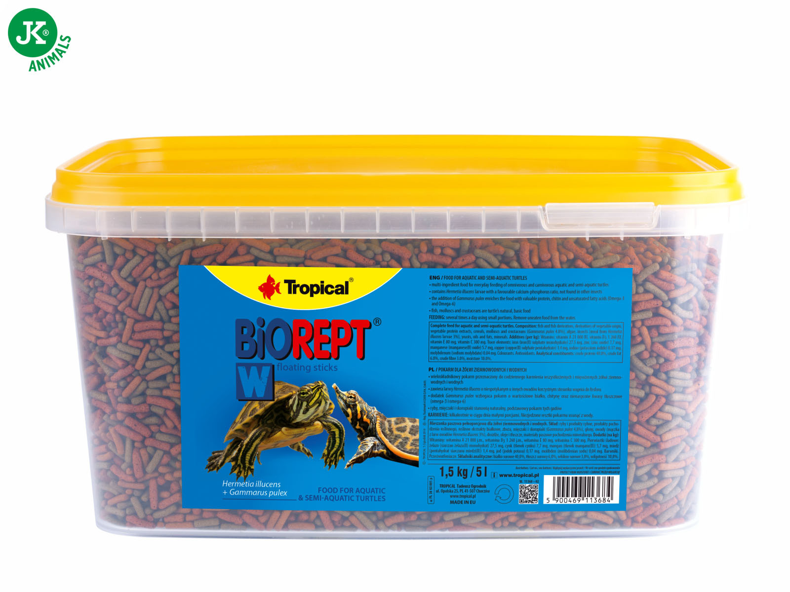 Tropical – Biorept W 5 l/1,5 kg vodní želva