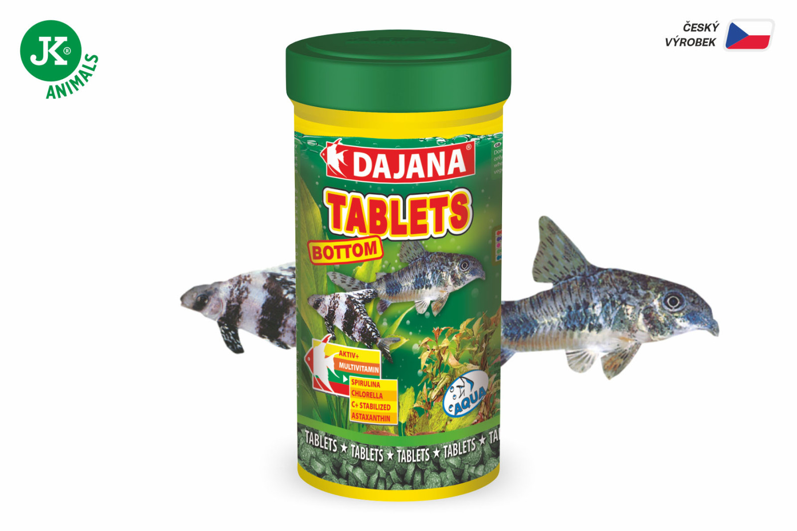 Dajana Tablets Bottom, tablety na dno akvária – krmivo, 250 ml