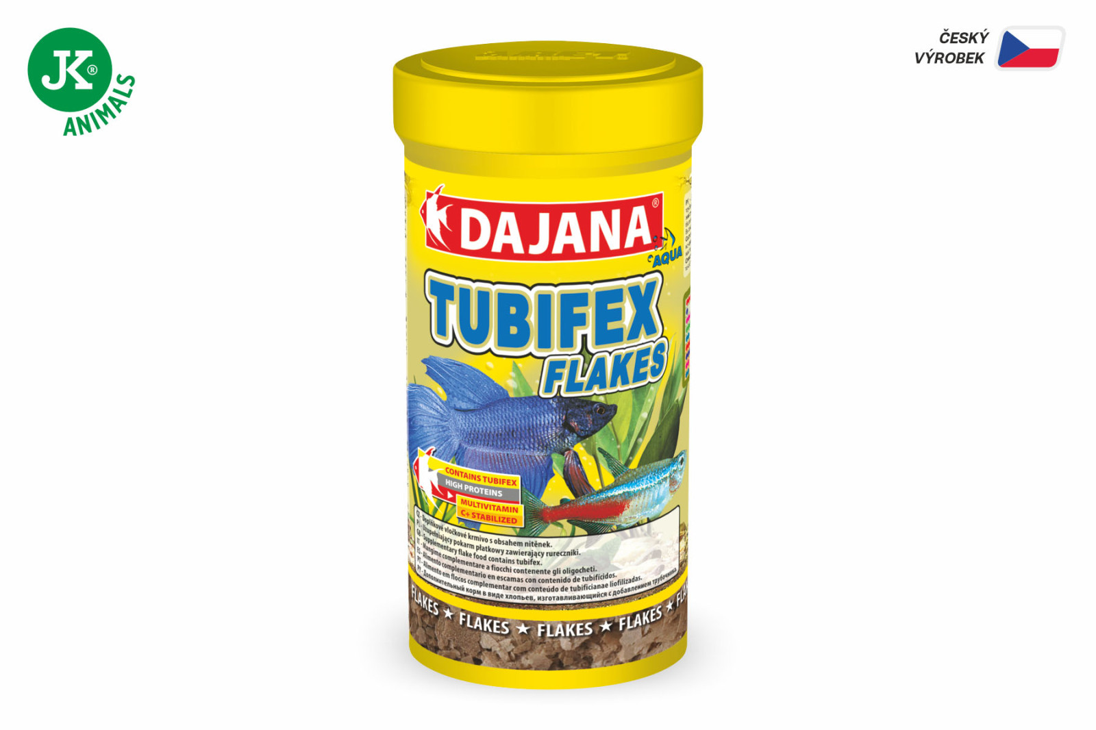 Dajana Tubifex Flakes, vločky – krmivo, 250 ml